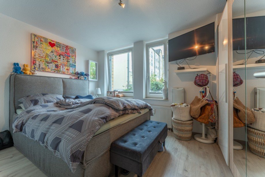Schlafzimmer Erdgeschosswohnung D�sseldorf