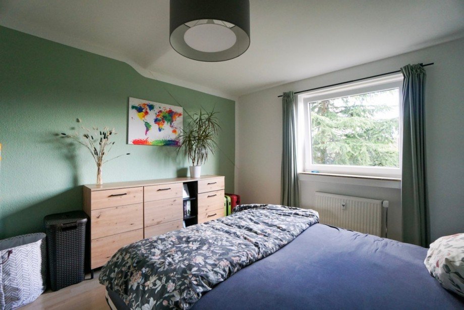 Schlafzimmer Dachgeschosswohnung D�sseldorf