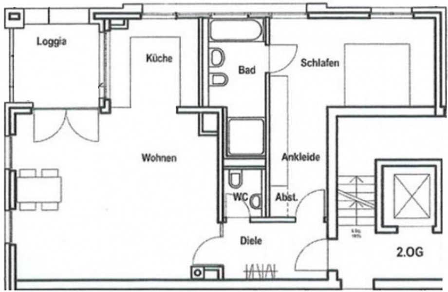Grundriss Wohnung D�sseldorf