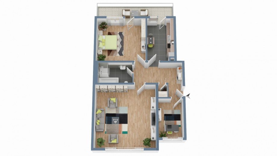 Grundriss Etagenwohnung D�sseldorf