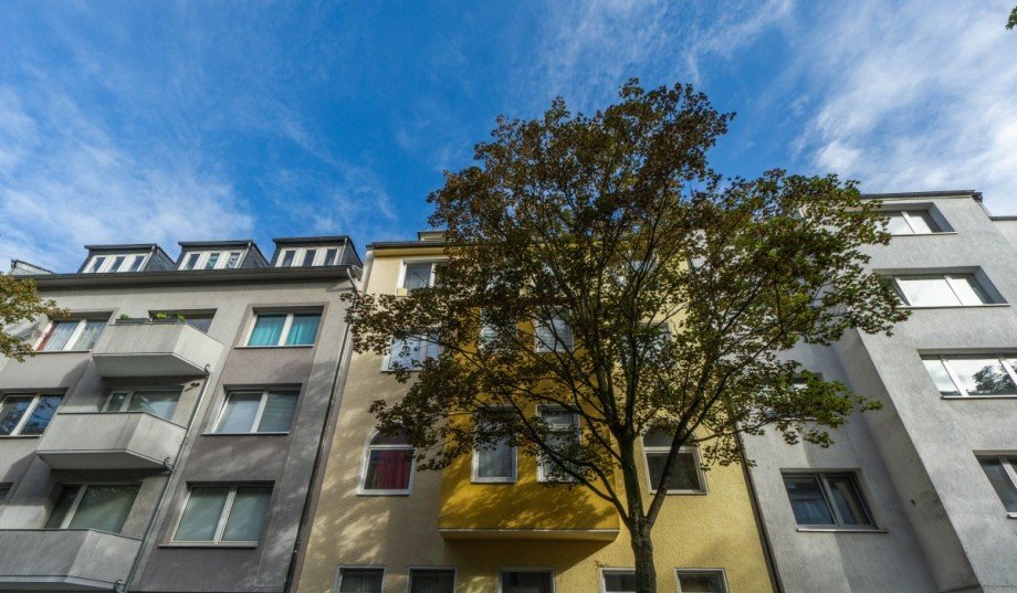 Hausansicht Dachgeschosswohnung D�sseldorf