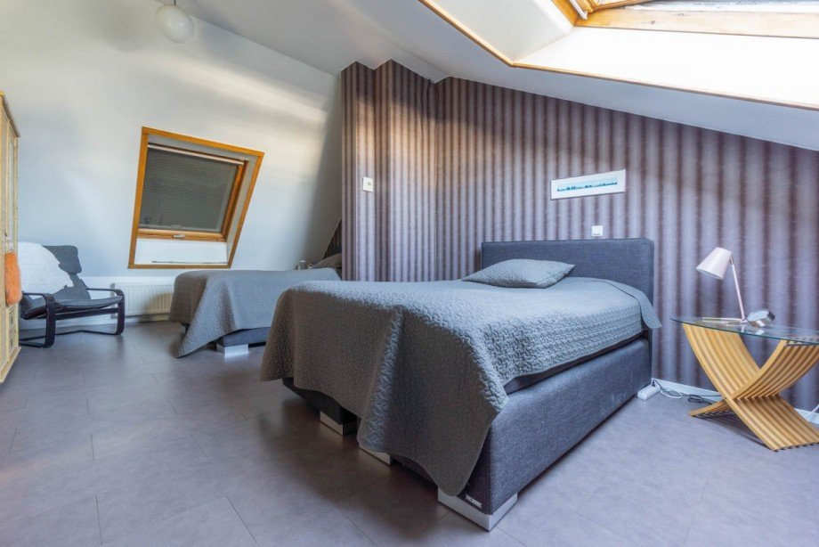Schlafzimmer im Dachgeschoss Maisonettewohnung D�sseldorf