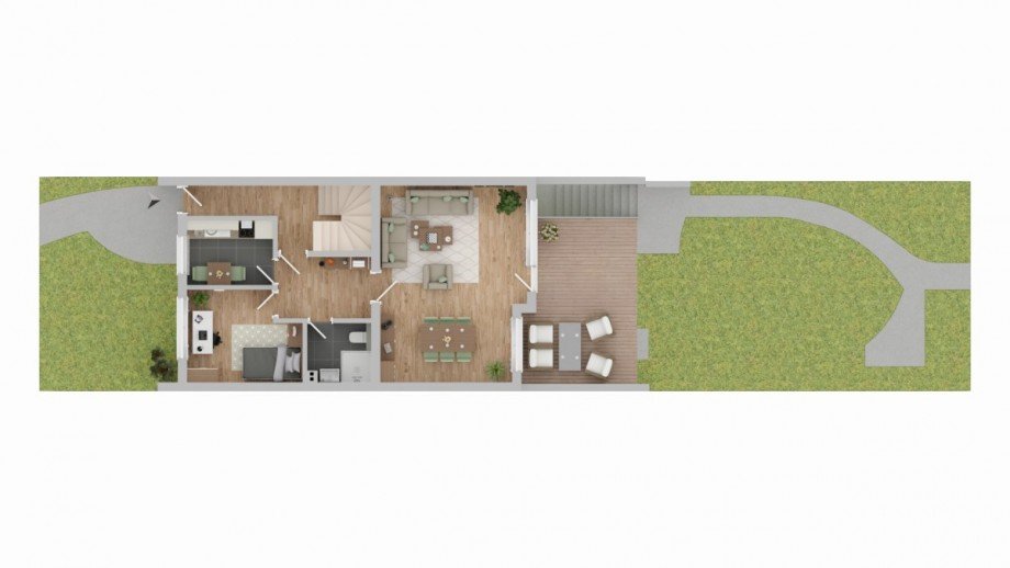 Erdgeschoss Reihenmittelhaus Kaarst