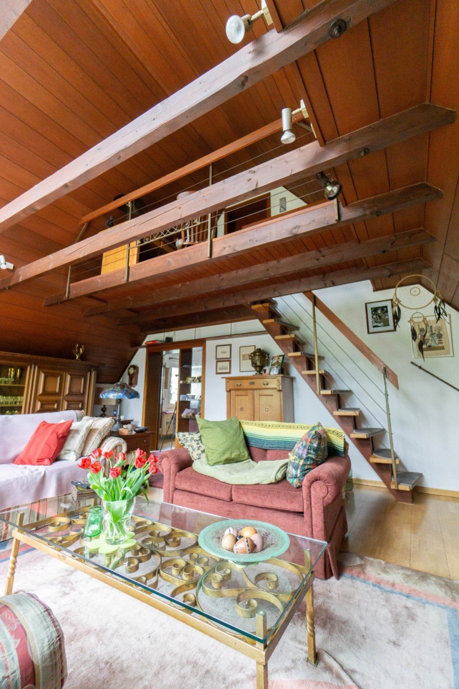 Blick auf die Galerie Zweifamilienhaus Ratingen