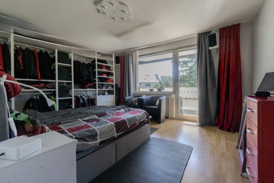 Das Schlafzimmer Etagenwohnung D�sseldorf