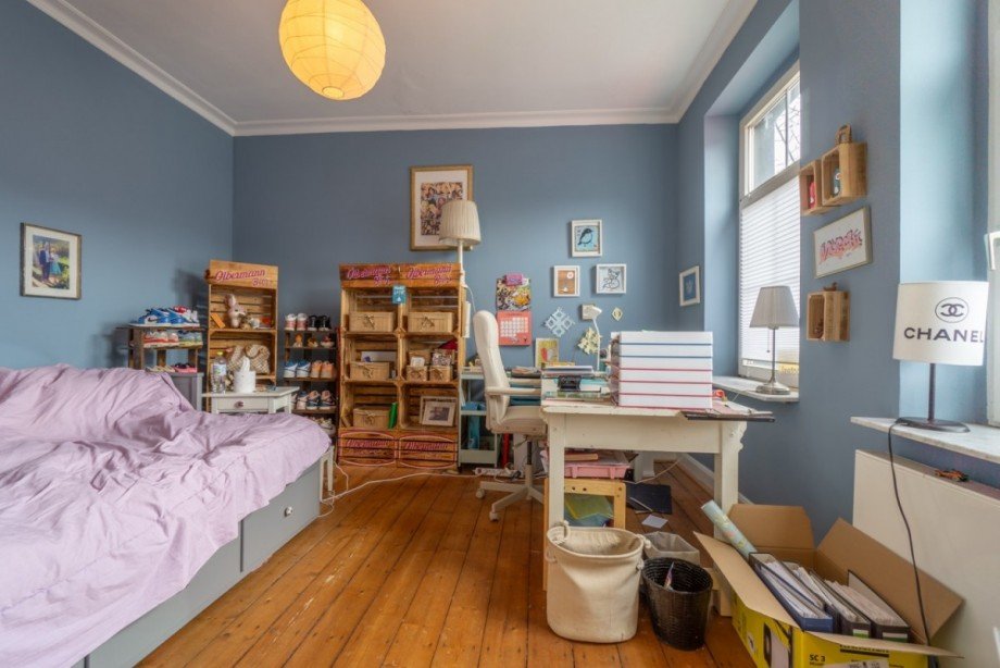 Schlafzimmer im Erdgeschoss I Doppelhaush�lfte D�sseldorf