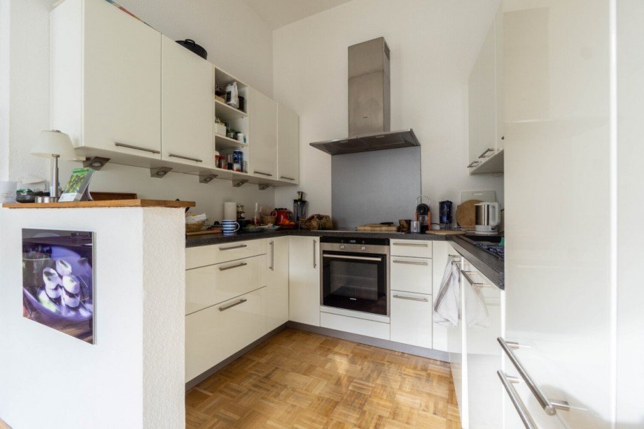 Offene K�che im 2. Obergeschoss Maisonettewohnung D�sseldorf