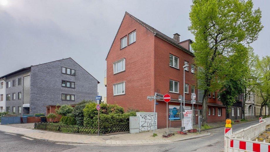 Giebelansicht Mehrfamilienhaus D�sseldorf