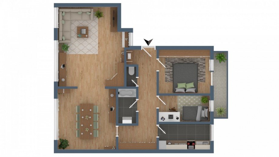 Grundriss Wohnung D�sseldorf
