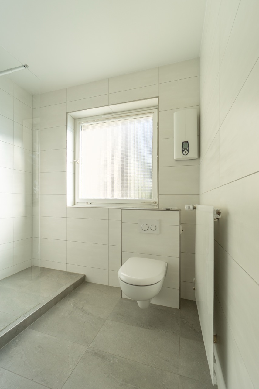 Badezimmer im Obergeschoss Reihenmittelhaus Kaarst