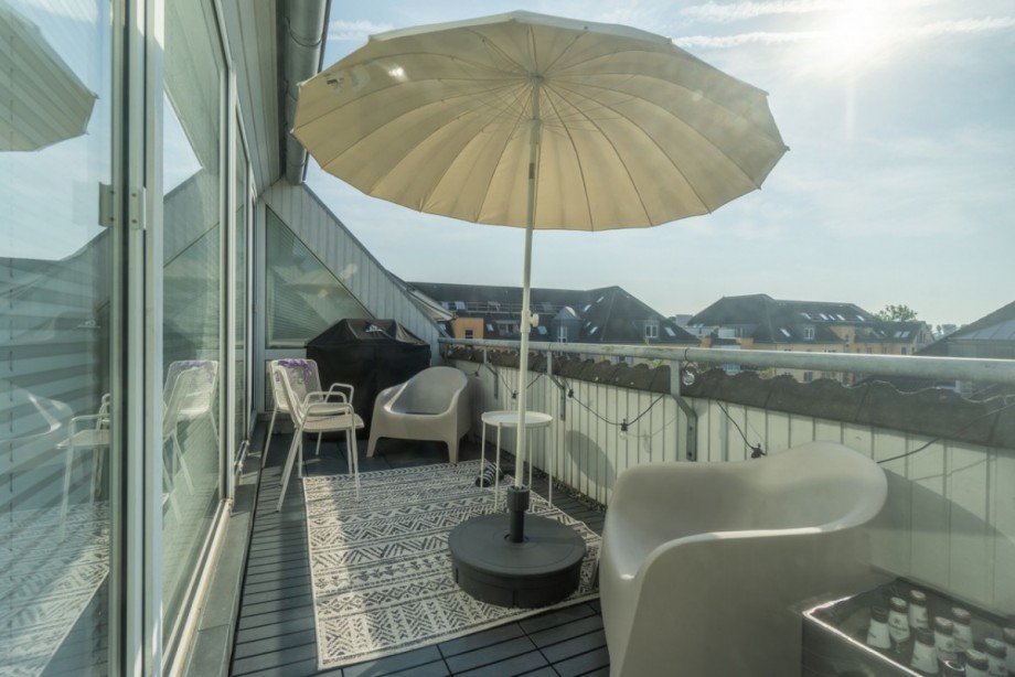 Dachterrasse Maisonettewohnung D�sseldorf