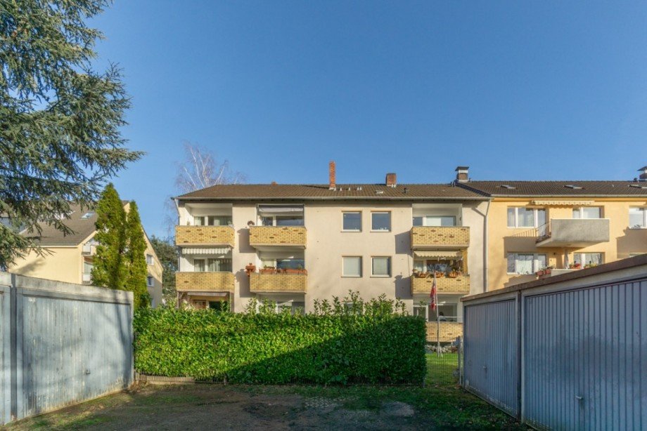 Gartenansicht Mehrfamilienhaus K�ln