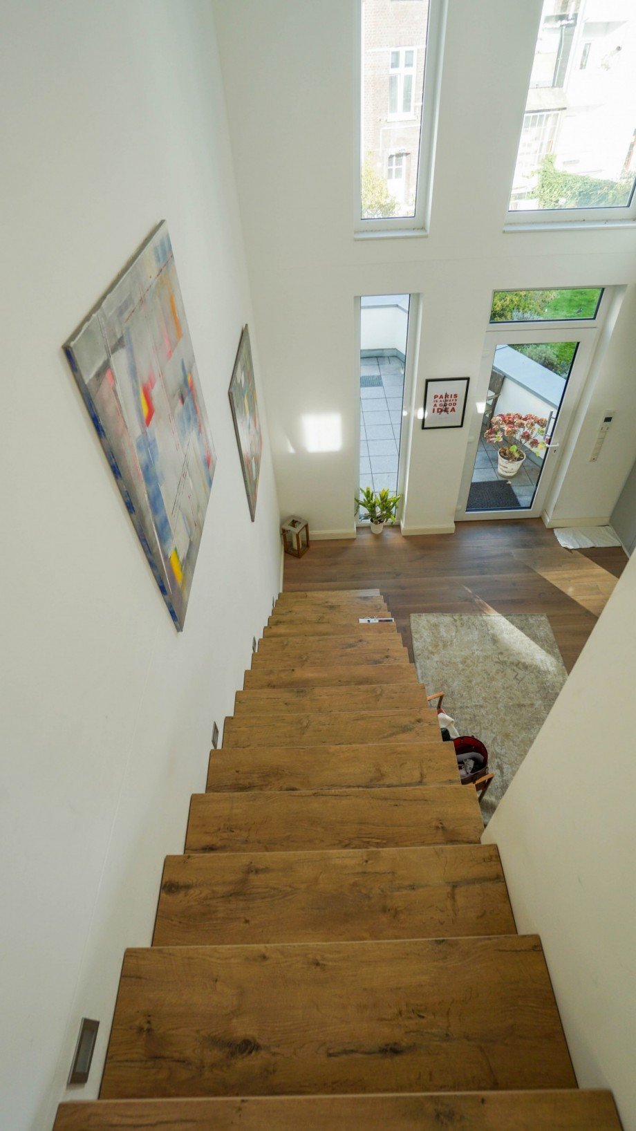 Impression Treppe EG-OG Wohnung D�sseldorf