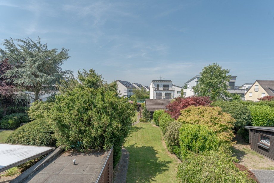 Blick von der Dachterrasse WE 2 Doppelhaush�lfte D�sseldorf